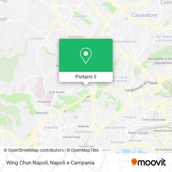 Mappa Wing Chun Napoli