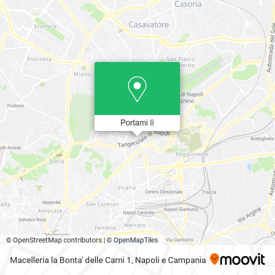 Mappa Macelleria la Bonta' delle Carni 1