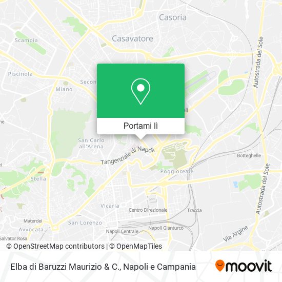 Mappa Elba di Baruzzi Maurizio & C.