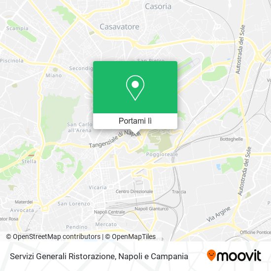 Mappa Servizi Generali Ristorazione