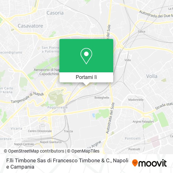 Mappa F.lli Timbone Sas di Francesco Timbone & C.