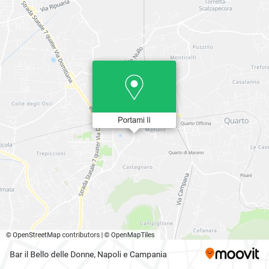Mappa Bar il Bello delle Donne