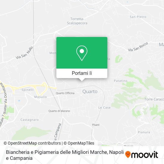 Mappa Biancheria e Pigiameria delle Migliori Marche