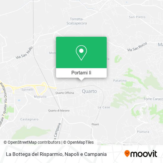 Mappa La Bottega del Risparmio