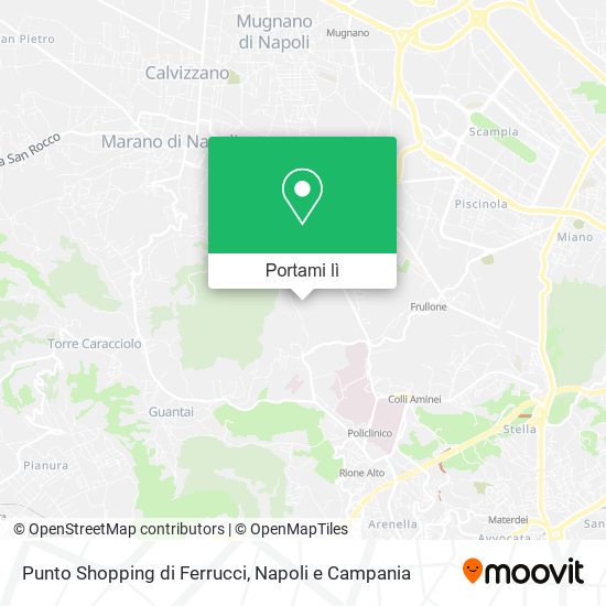 Mappa Punto Shopping di Ferrucci