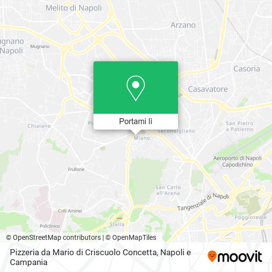 Mappa Pizzeria da Mario di Criscuolo Concetta
