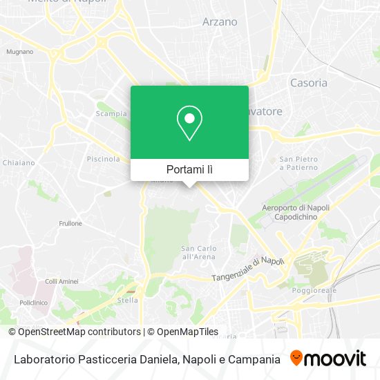 Mappa Laboratorio Pasticceria Daniela