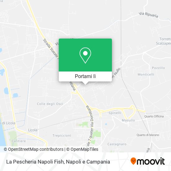 Mappa La Pescheria Napoli Fish