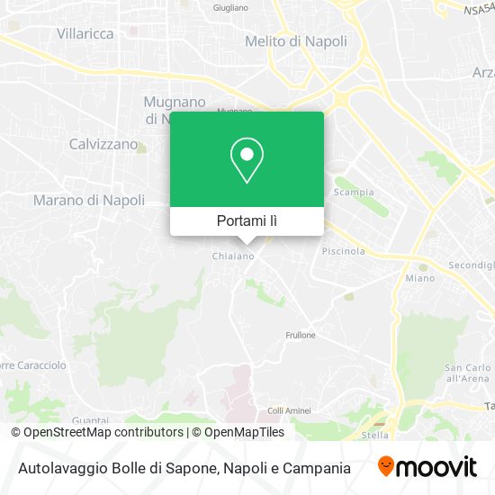 Mappa Autolavaggio Bolle di Sapone