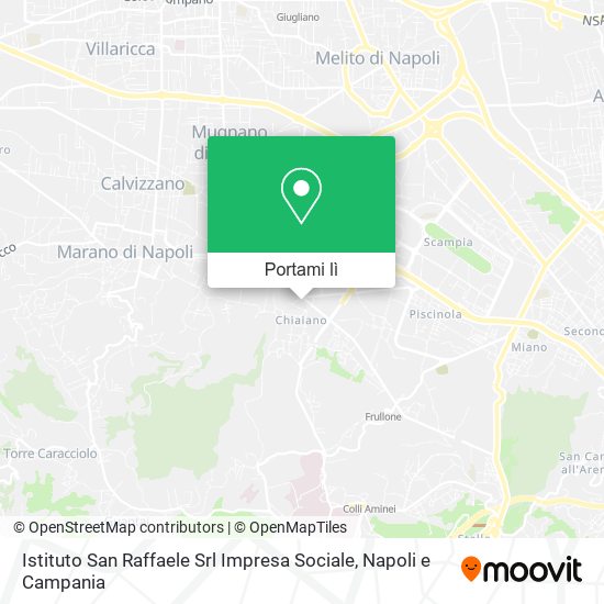 Mappa Istituto San Raffaele Srl Impresa Sociale