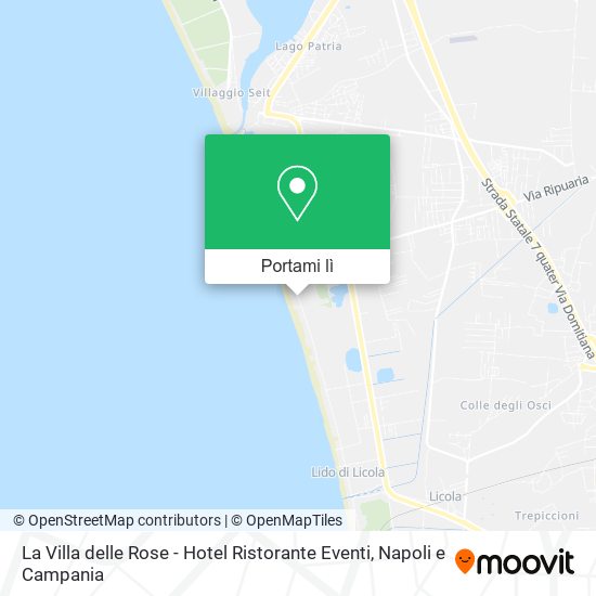 Mappa La Villa delle Rose - Hotel Ristorante Eventi