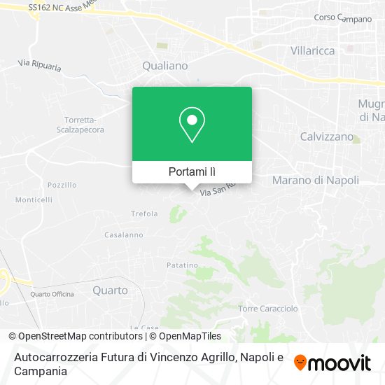 Mappa Autocarrozzeria Futura di Vincenzo Agrillo