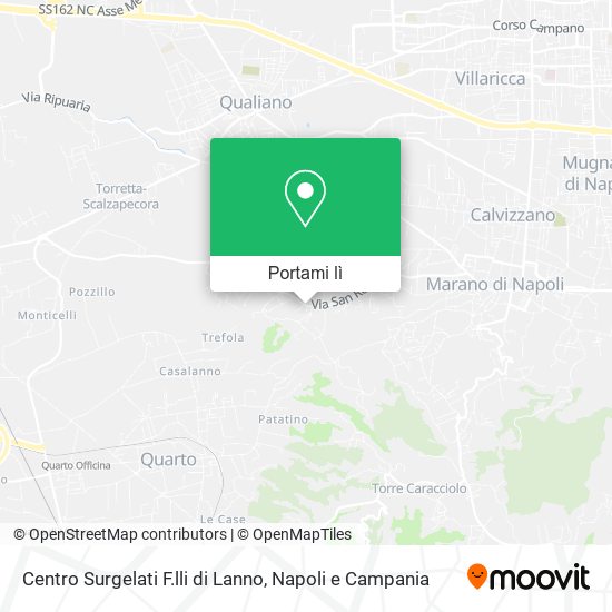 Mappa Centro Surgelati F.lli di Lanno