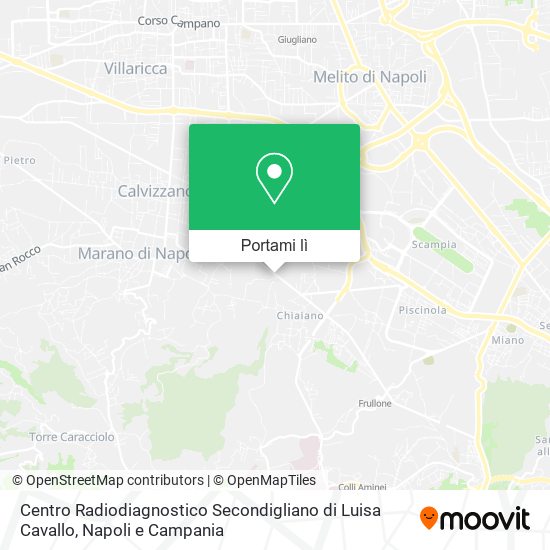 Mappa Centro Radiodiagnostico Secondigliano di Luisa Cavallo