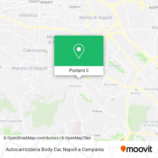 Mappa Autocarrozzeria Body Car