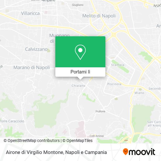 Mappa Airone di Virgilio Montone