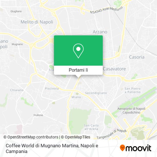 Mappa Coffee World di Mugnano Martina