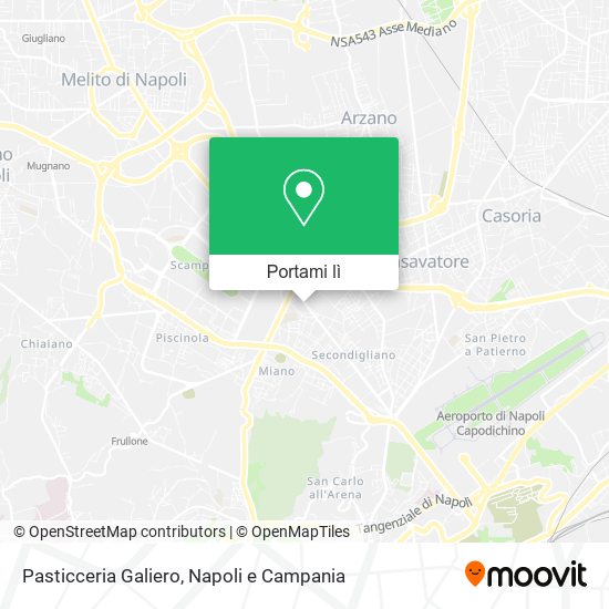 Mappa Pasticceria Galiero