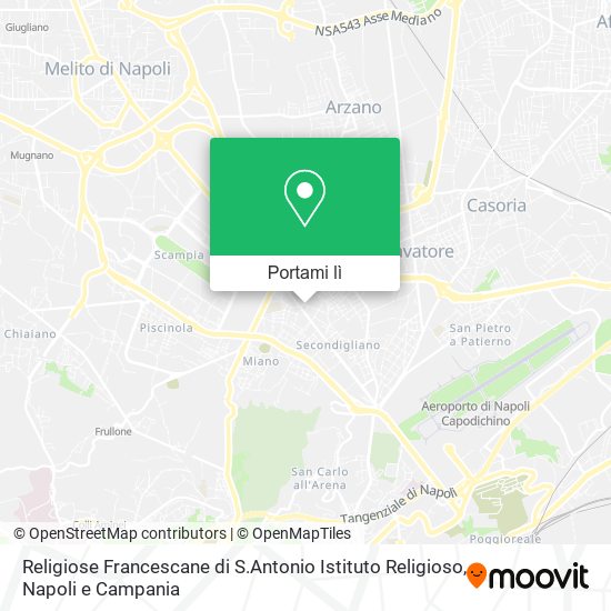 Mappa Religiose Francescane di S.Antonio Istituto Religioso
