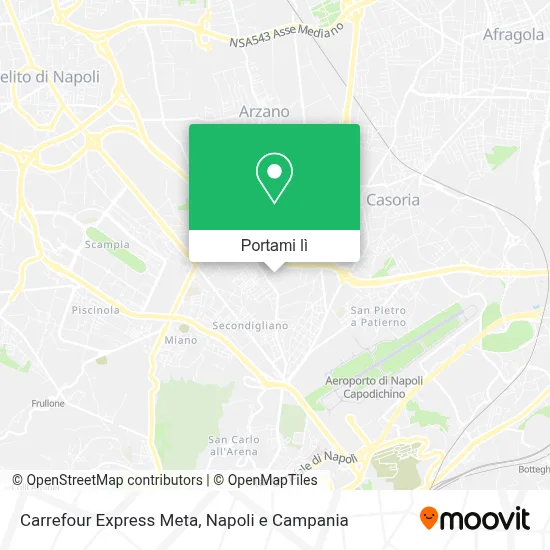 Mappa Carrefour Express Meta