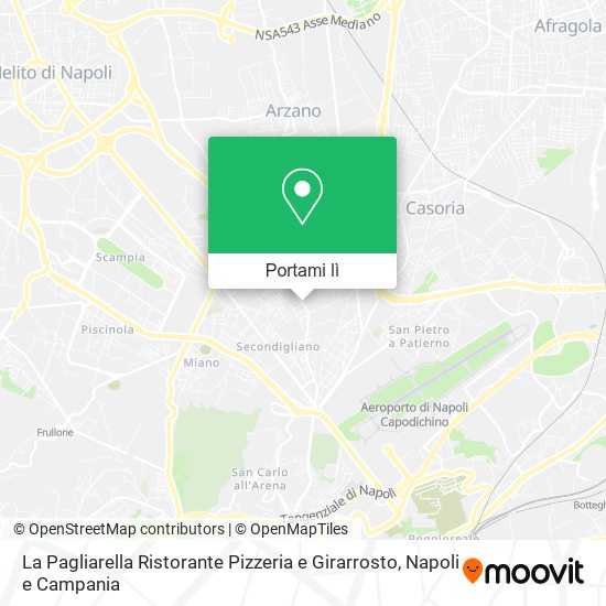 Mappa La Pagliarella Ristorante Pizzeria e Girarrosto