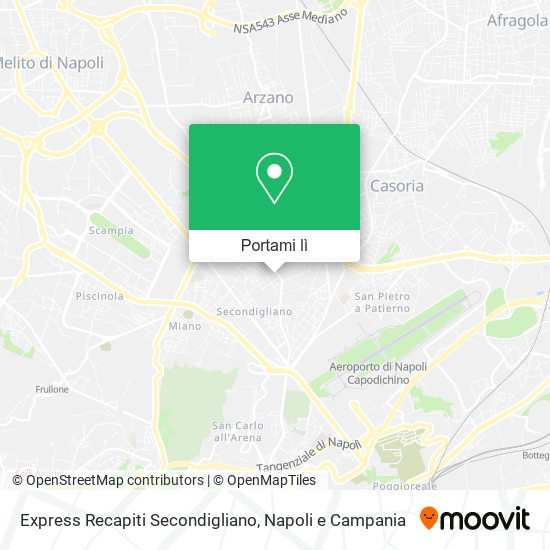 Mappa Express Recapiti Secondigliano