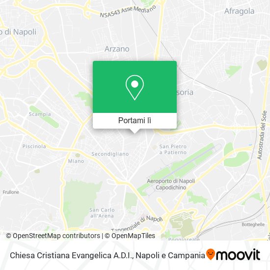 Mappa Chiesa Cristiana Evangelica A.D.I.