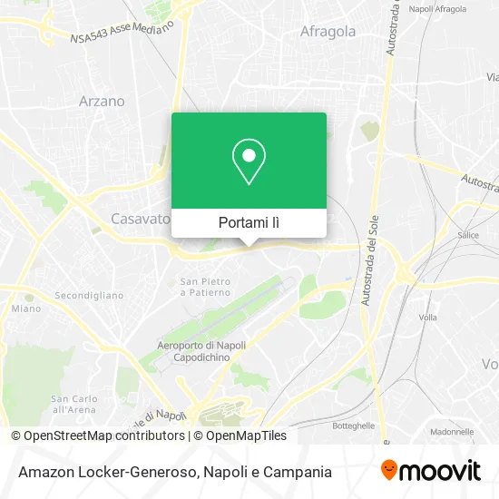 Mappa Amazon Locker-Generoso