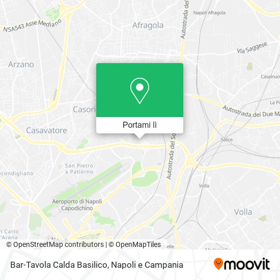 Mappa Bar-Tavola Calda Basilico