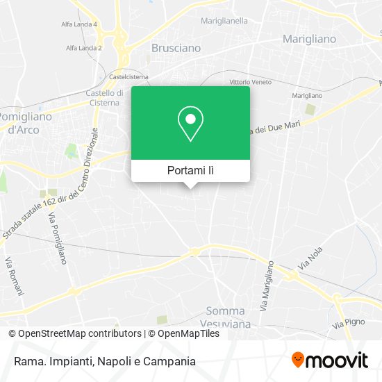 Mappa Rama. Impianti