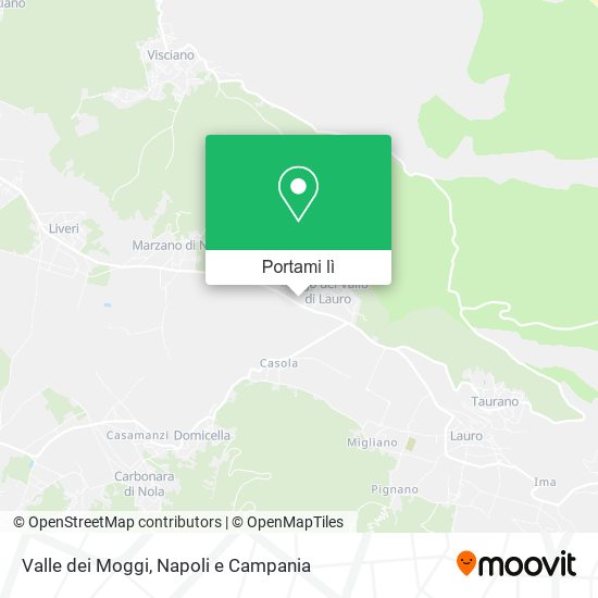 Mappa Valle dei Moggi