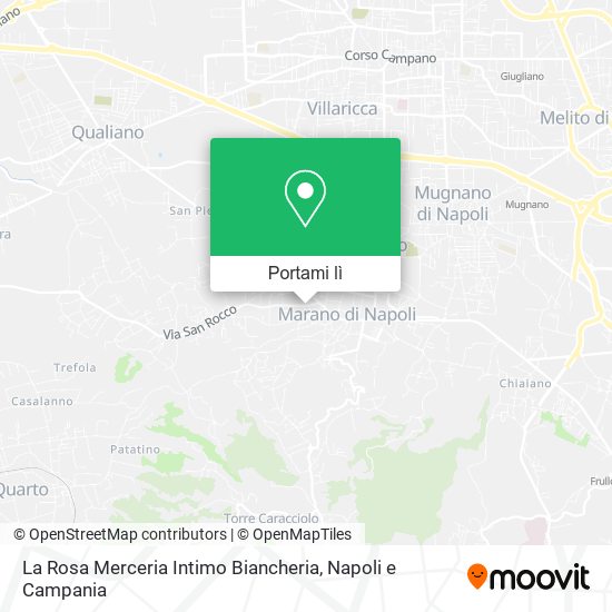 Mappa La Rosa Merceria Intimo Biancheria