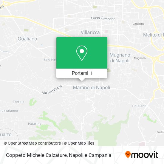 Mappa Coppeto Michele Calzature