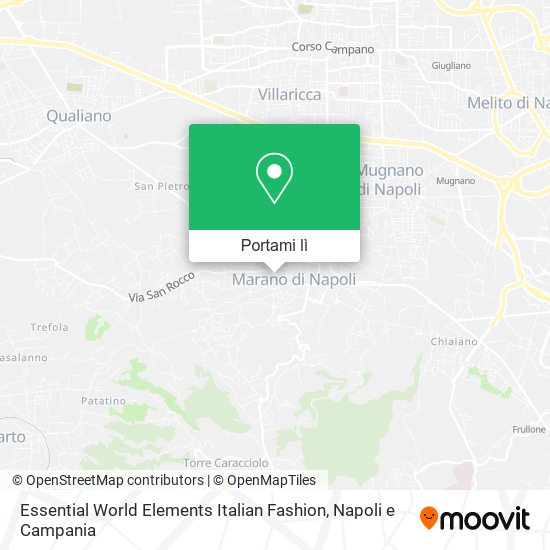 Mappa Essential World Elements Italian Fashion