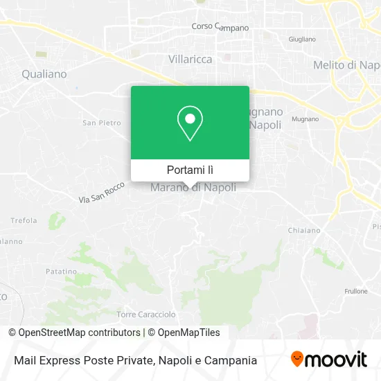 Mappa Mail Express Poste Private