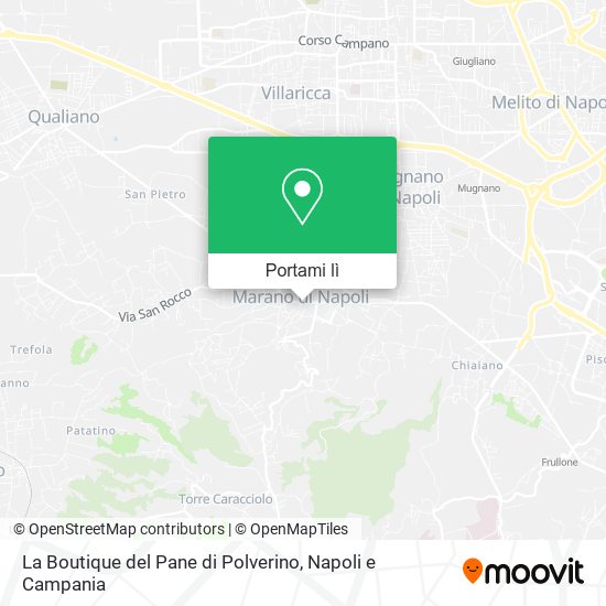Mappa La Boutique del Pane di Polverino