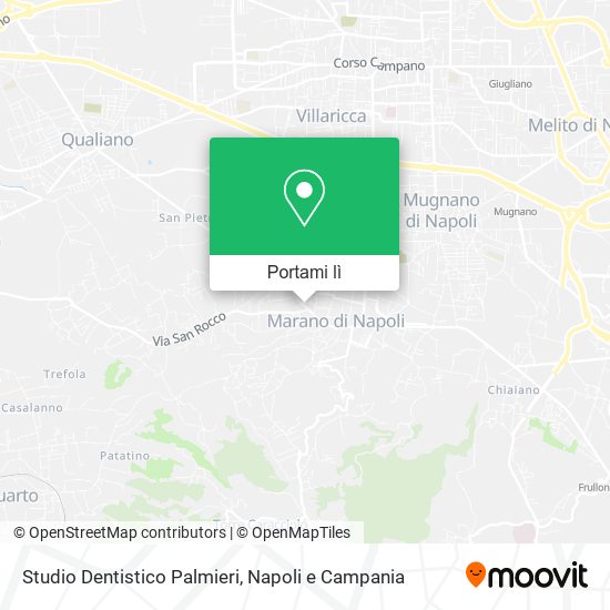 Mappa Studio Dentistico Palmieri