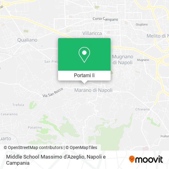 Mappa Middle School Massimo d'Azeglio