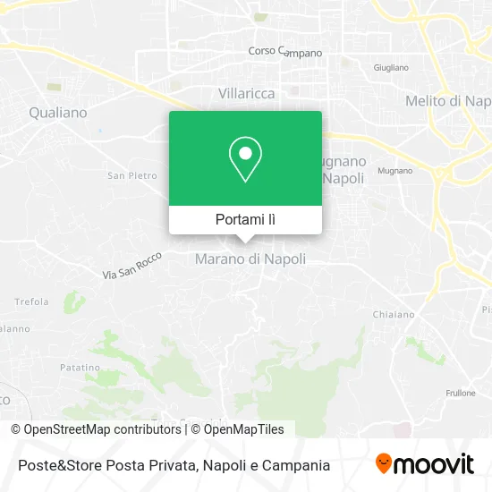 Mappa Poste&Store Posta Privata