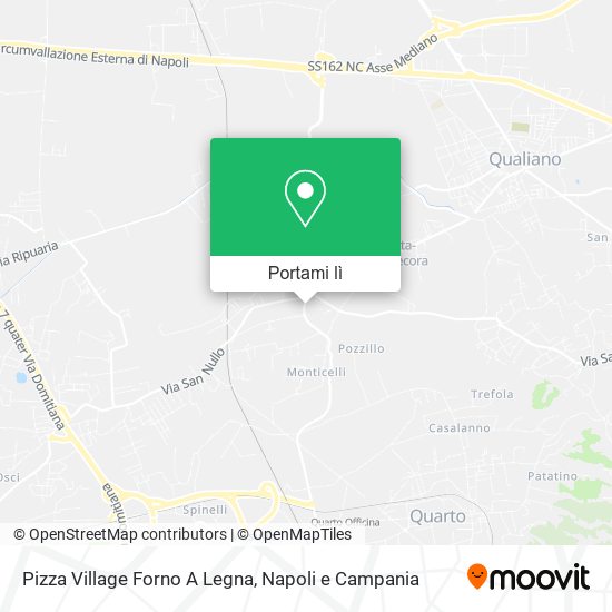 Mappa Pizza Village Forno A Legna