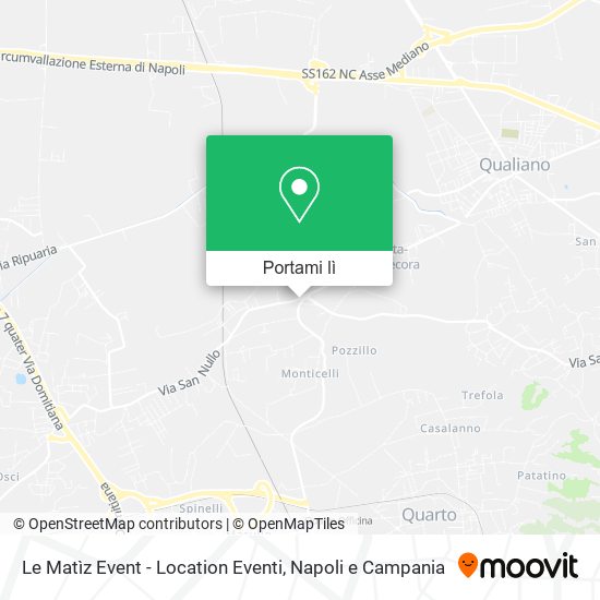 Mappa Le Matìz Event - Location Eventi