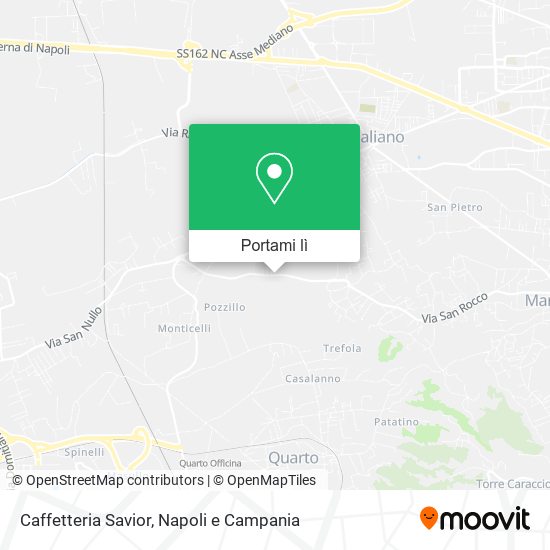 Mappa Caffetteria Savior