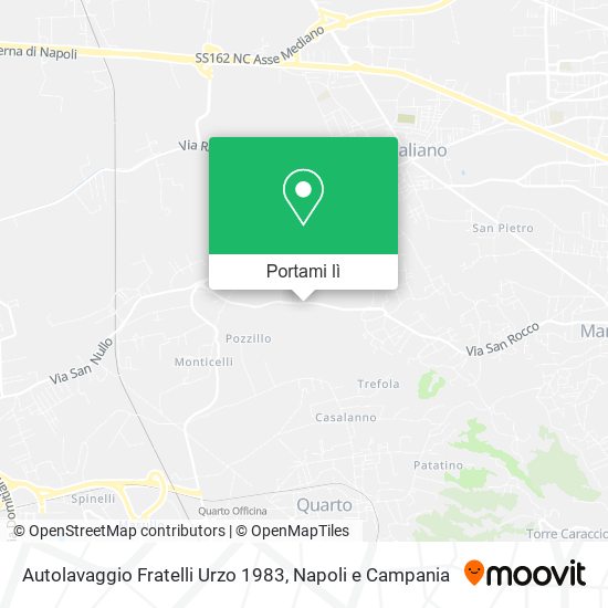Mappa Autolavaggio Fratelli Urzo 1983