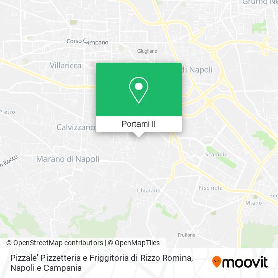 Mappa Pizzale' Pizzetteria e Friggitoria di Rizzo Romina
