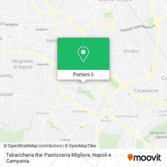 Mappa Tabaccheria Bar Pasticceria Migliore