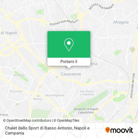 Mappa Chalet dello Sport di Basso Antonio