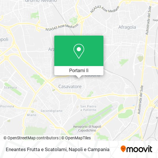 Mappa Eneantes Frutta e Scatolami