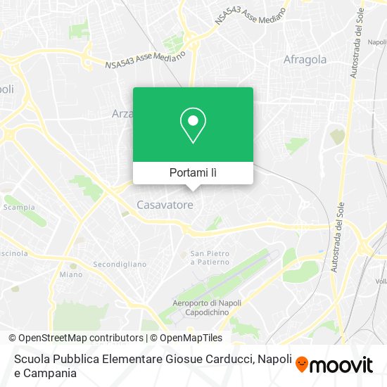 Mappa Scuola Pubblica Elementare Giosue Carducci