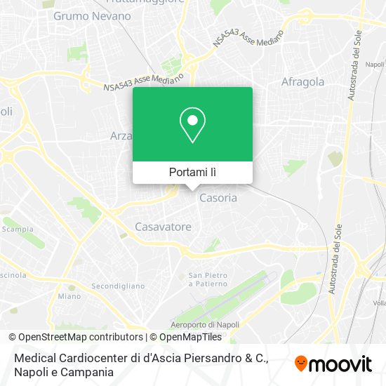 Mappa Medical Cardiocenter di d'Ascia Piersandro & C.