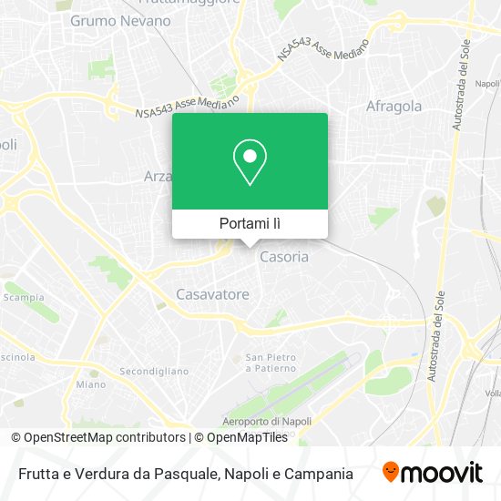 Mappa Frutta e Verdura da Pasquale